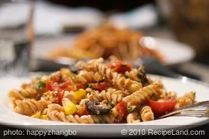 Cherry Tomato Feta Pasta Salad