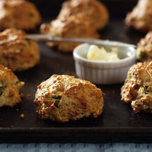 Bacon and Cheddar Drop Biscuits