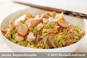 Asian Style Leftover Turkey Salad