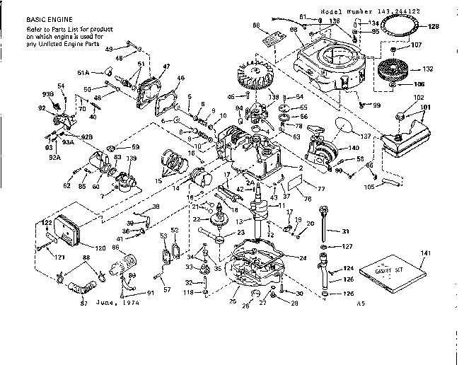 Craftsman eager 1 lawn mower carburetor diagram