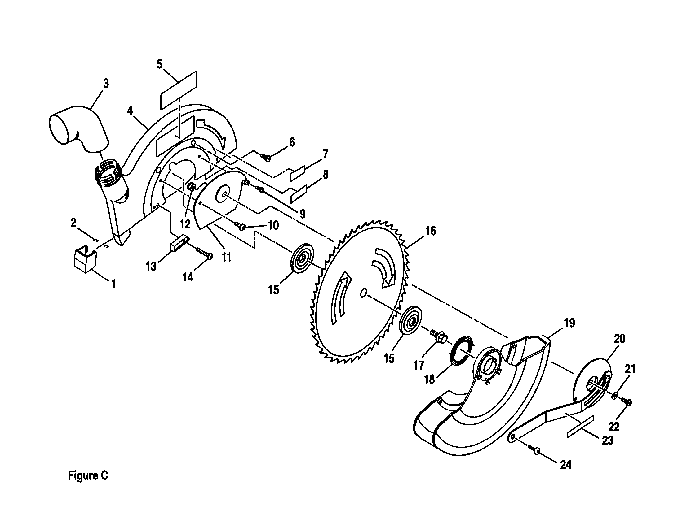 Craftsman Miter Saw Parts Diagram