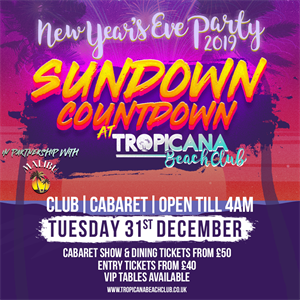 See Tickets - New Year's Eve at Tropicana Beach Club Tickets and Dates