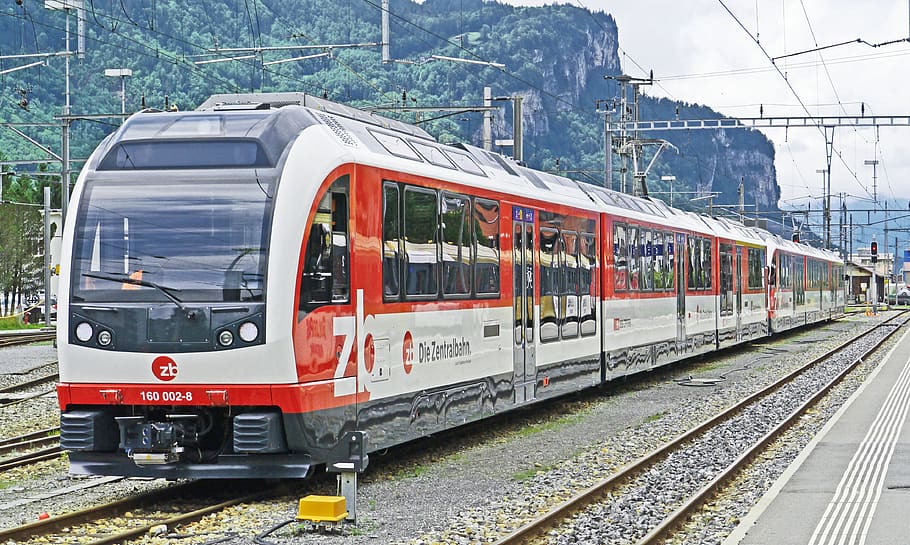 switzerland, electrical multiple unit, central railway, lucerne - interlaken, HD wallpaper