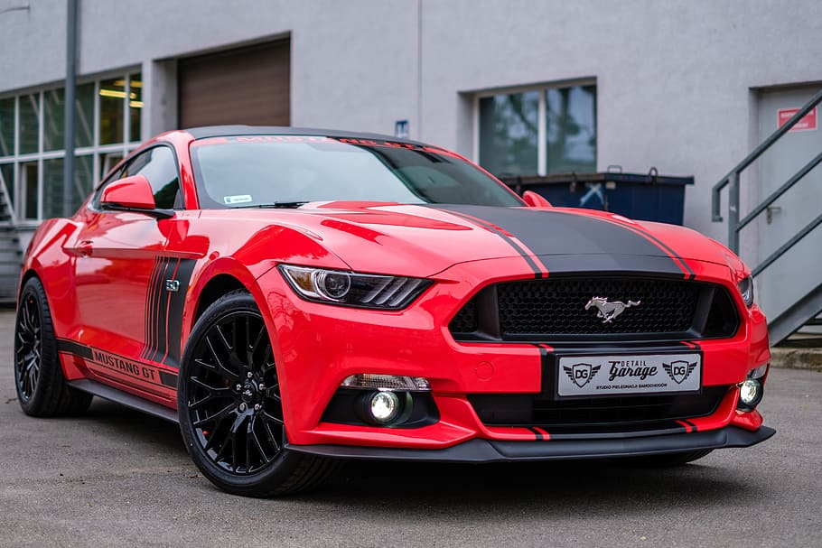 Ford Mustang Black Wallpaper Hd