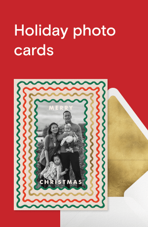 Holiday photo cards