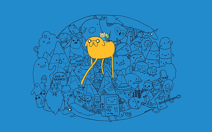 cartoon network adventure time with finn and jake finn the human jake the dog 1920x1200  Animals Dogs HD Art, HD wallpaper