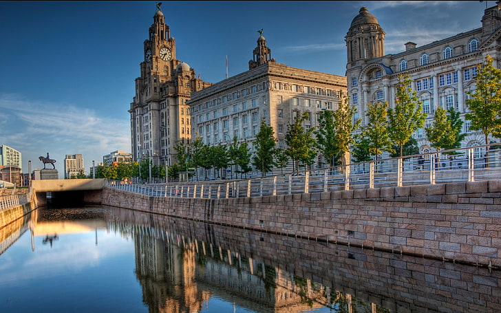 liverpool, built structure, architecture, building exterior, HD wallpaper