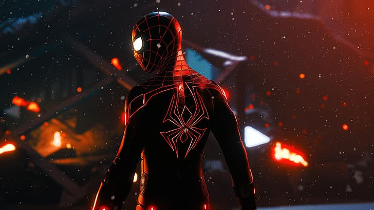 HD wallpaper: Miles Morales, Spiderman Miles Morales, Spider-Man ...