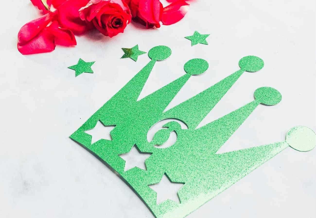 Prince or princess Crown Cake topper