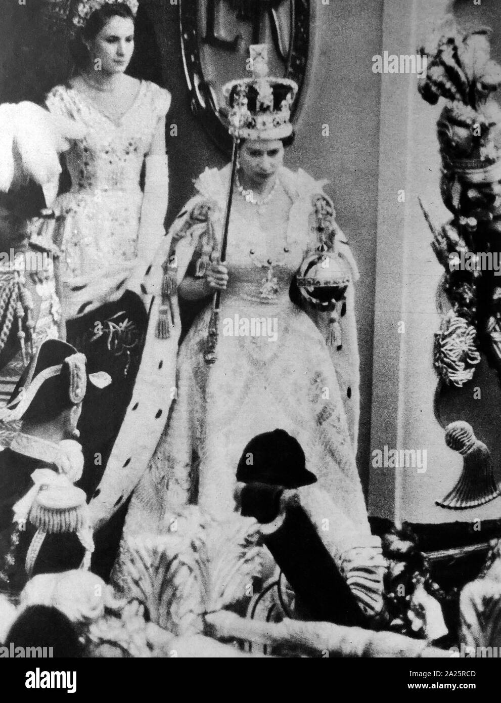 coronation of Queen Elizabeth II 1953 Stock Photo