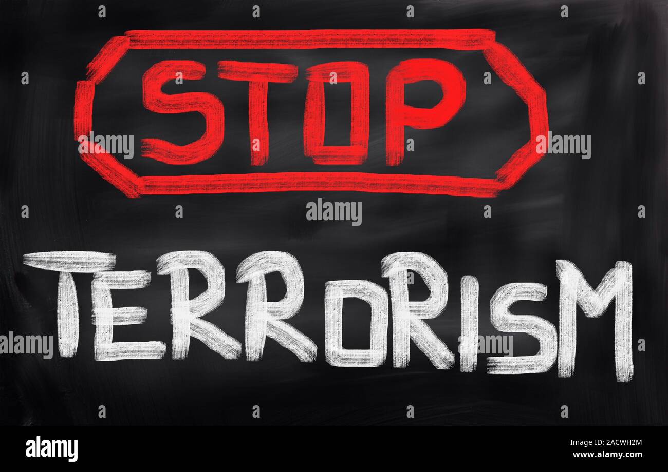 No Terror Concept Stock Photo