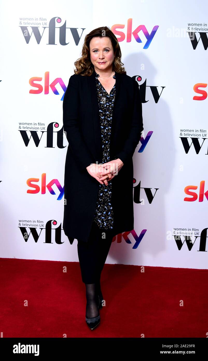 Emily Watson attending the Women in Film and TV Awards 2019 at the Hilton, Park Lane, London. Stock Photo