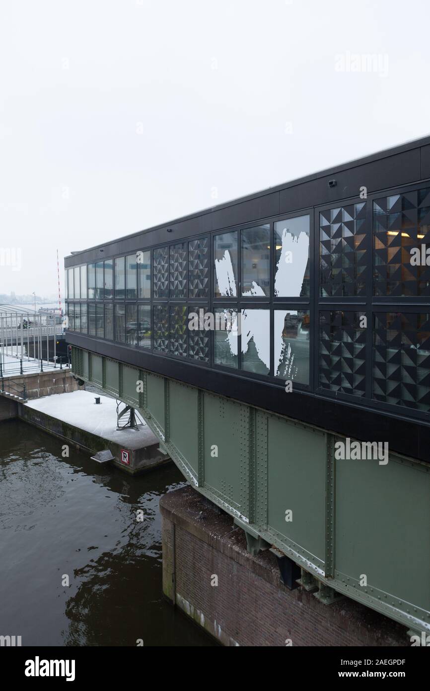 exterior of restaurant wolf atelier, amsterdam the netherlands Stock Photo