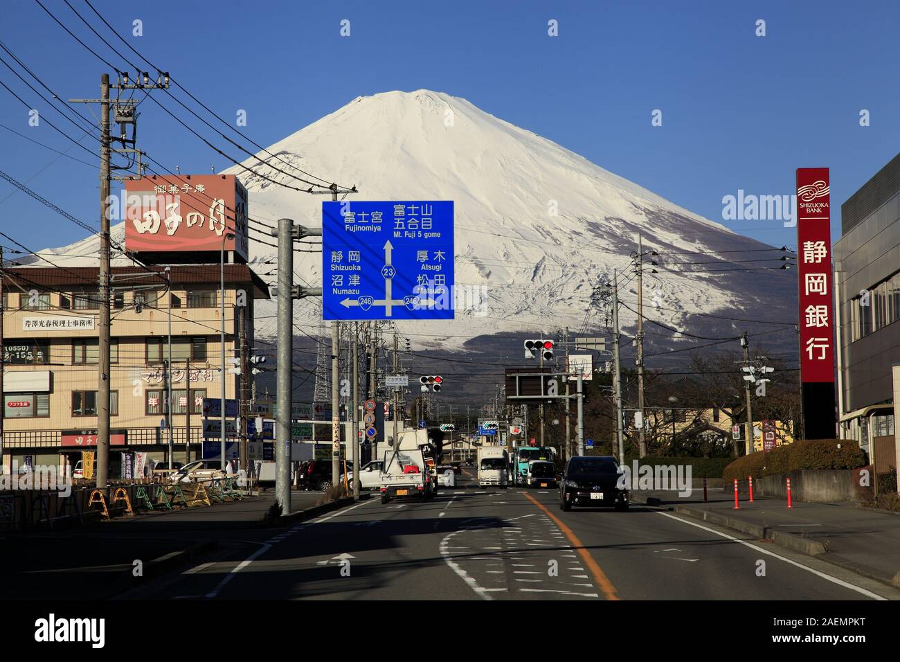 Mount Fuji from Gotemba Stock Photo