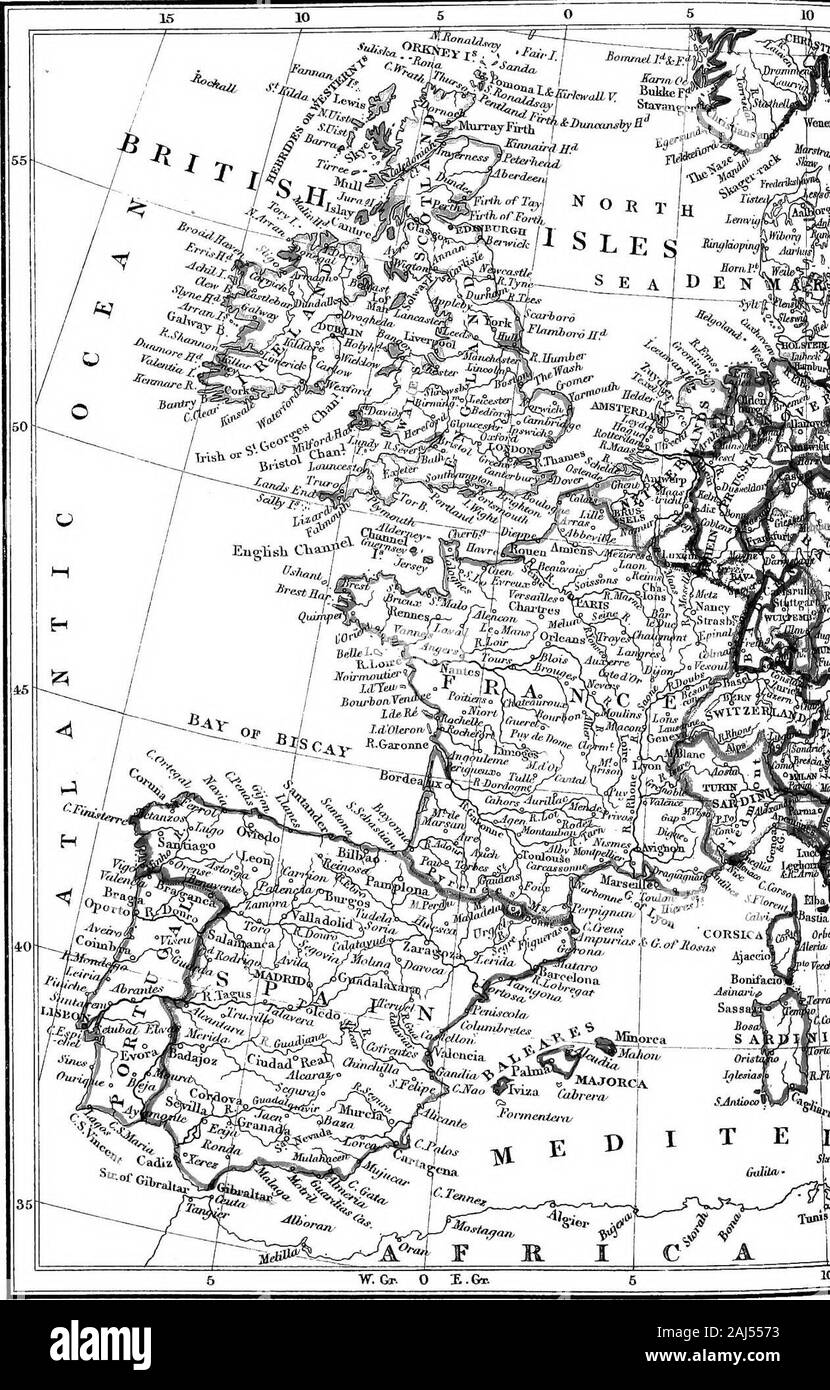 The map of Europe by treaty; showing the various political and territorial changes which have taken place since the general peace of 1814 With numerous maps and notes .. . e year of Our Lord, 1815. (The Signatures follow in the Alphabetical Order of the Courts.)Austria, (LS.)(L.S.) LE PRINCE DE METTERNICH.LE BARON DE WESSENBER(3^. (Espagne)* Spain. France, (L.S.)(L.S.)(L.S.) LE PRINCE DE TALLEYRAND. LE DUKE DALBERG. LE COMTE ALEXIS DE NOAILLES. Geeat Britain, (L.S.)(L.S.)(L.S.) CLANCARTY.CATHCART.STEWART, L, G. POETUdJAl, (L.S.)(L.S.)(L.S.) LE COMTE DE PALMELLA.ANTONIO DE SALDANHA DA GAMA,D. J Stock Photo