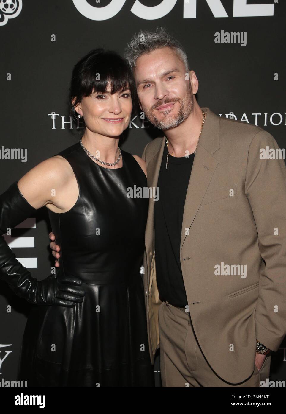 15 January 2020 - Los Angeles, California - Rosetta Getty, Balthazar Getty, . CORE Gala: A Gala Dinner to Benefit CORE and 10 Years of Life-Saving Work Across Haiti & Around the World held at the Wiltern Theatre. (Credit Image: © Fs/AdMedia via ZUMA Wire) Stock Photo