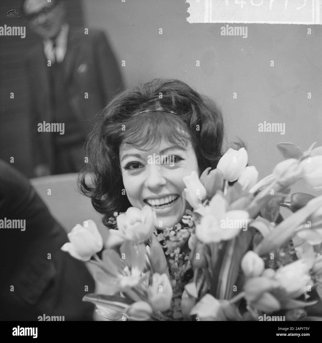 Rita Moreno in the Netherlands known from the West Side Story Date: February 28, 1963 Stock Photo