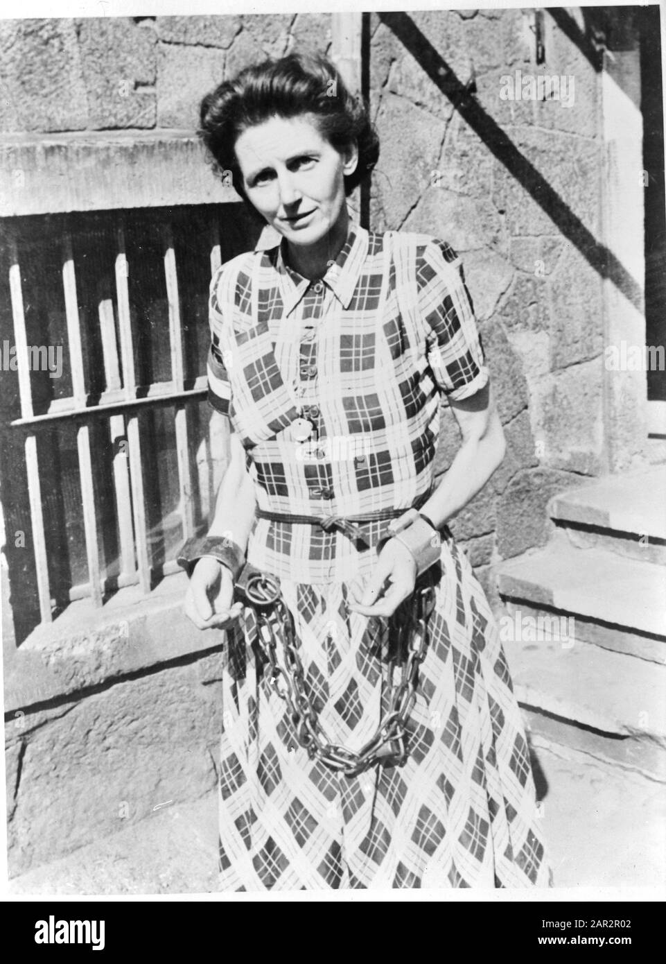 Concentration camps in Germany Woman shows buoys Annotation ...