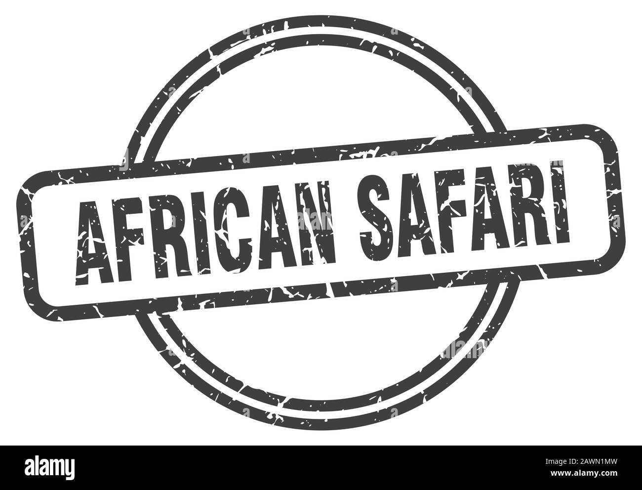 african safari stamp. african safari round vintage grunge sign. african ...