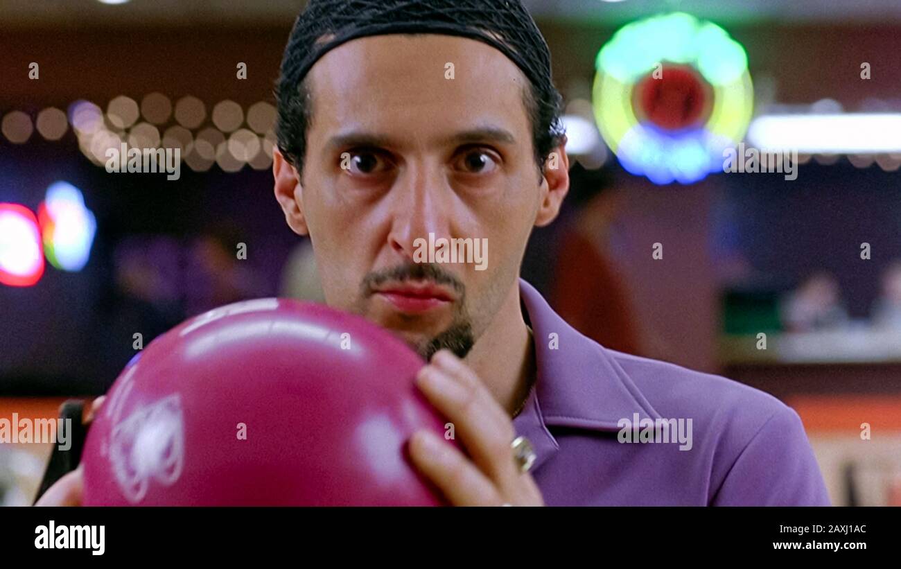 The Big Lebowski (1998) directed by Joel and Ethan Coen and starring John Turturro as Jesus Quintana in this cult classic about  The Dude’s quest to gain compensation for his ruined rug. Stock Photo