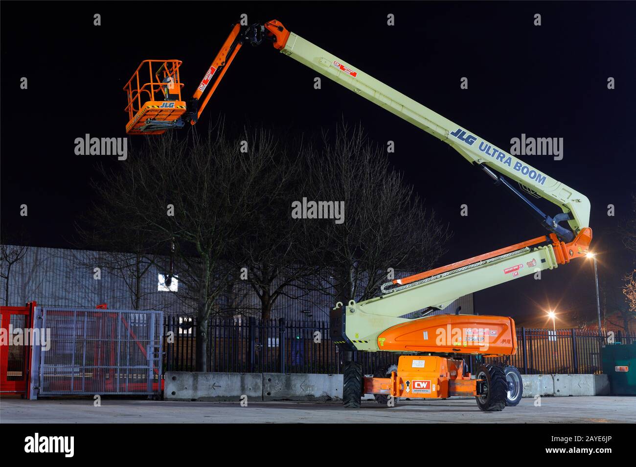 JLG 1250 AJP Ultra Boom work platform, for working at heights Stock Photo