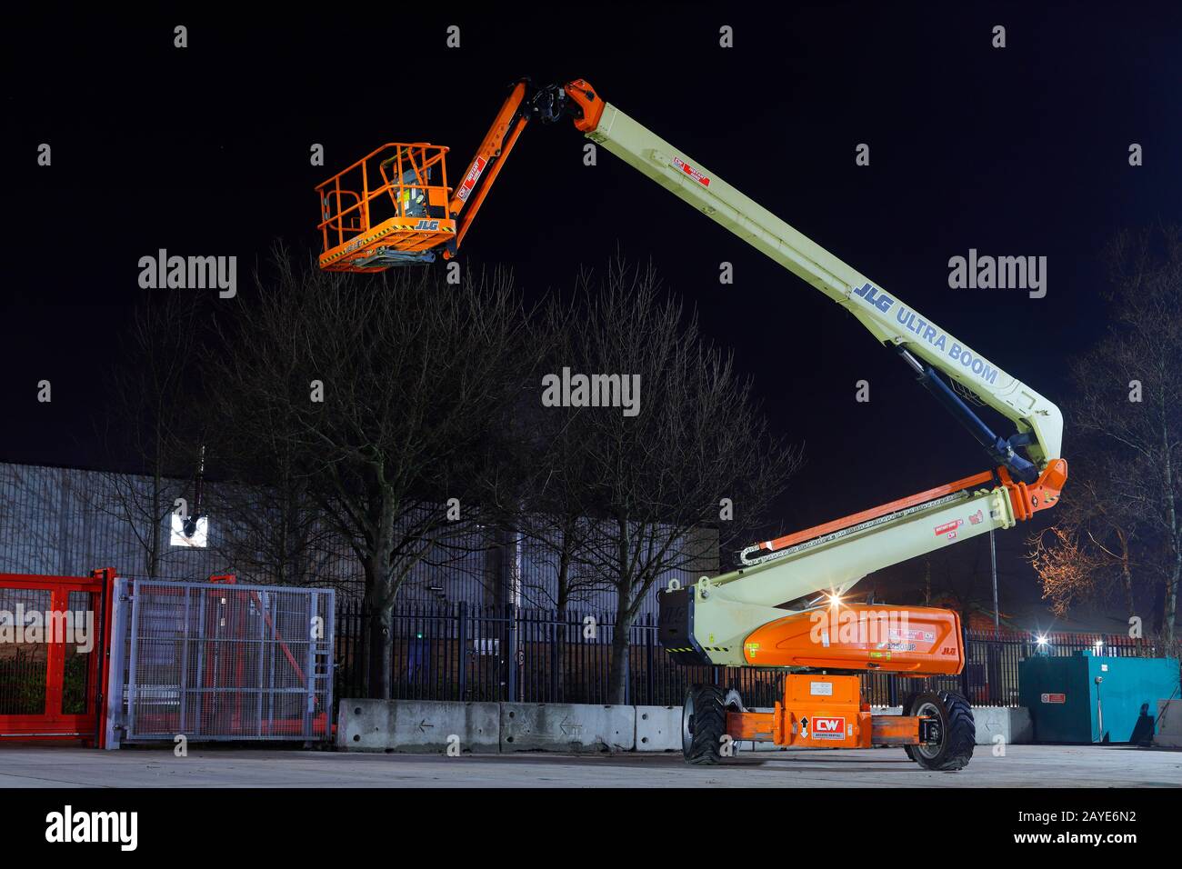 JLG 1250 AJP Ultra Boom work platform, for working at heights Stock Photo