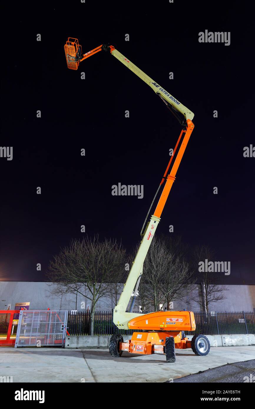 JLG 1250 AJP Ultra Boom work platform, for working at heights Stock Photo