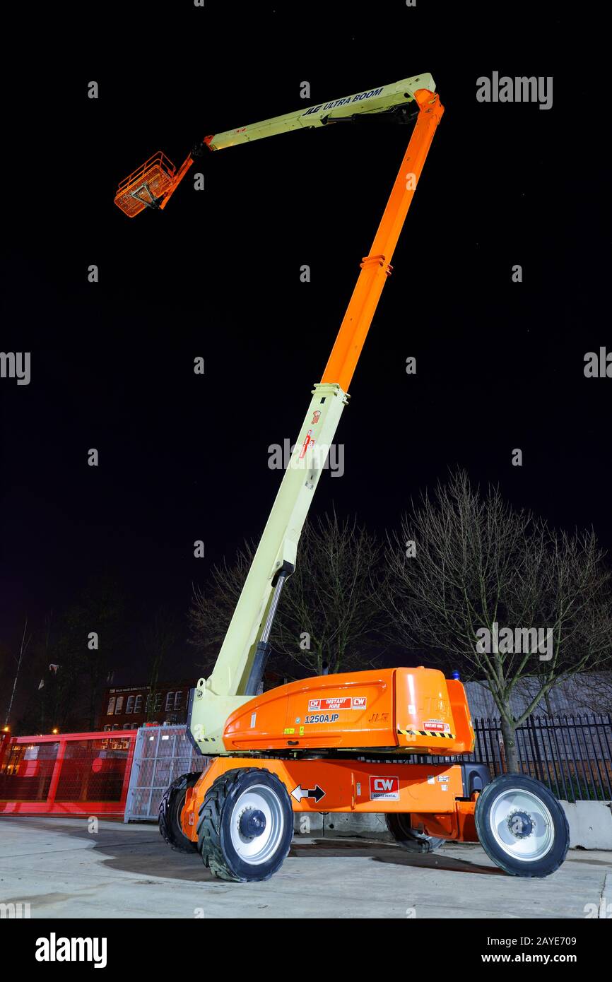 JLG 1250 AJP Ultra Boom work platform, for working at heights Stock Photo