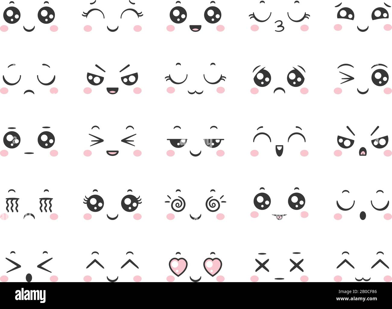 Details more than 83 anime emoji faces - ceg.edu.vn image.