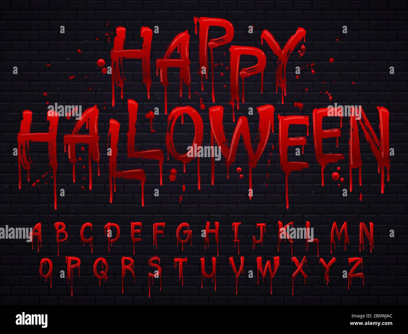 Scary Letters Font