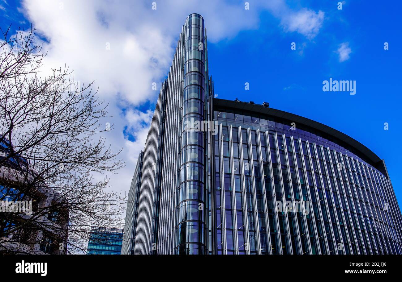 London, UK, March 2019, facade of the Deloitte Headquarters building Stock Photo