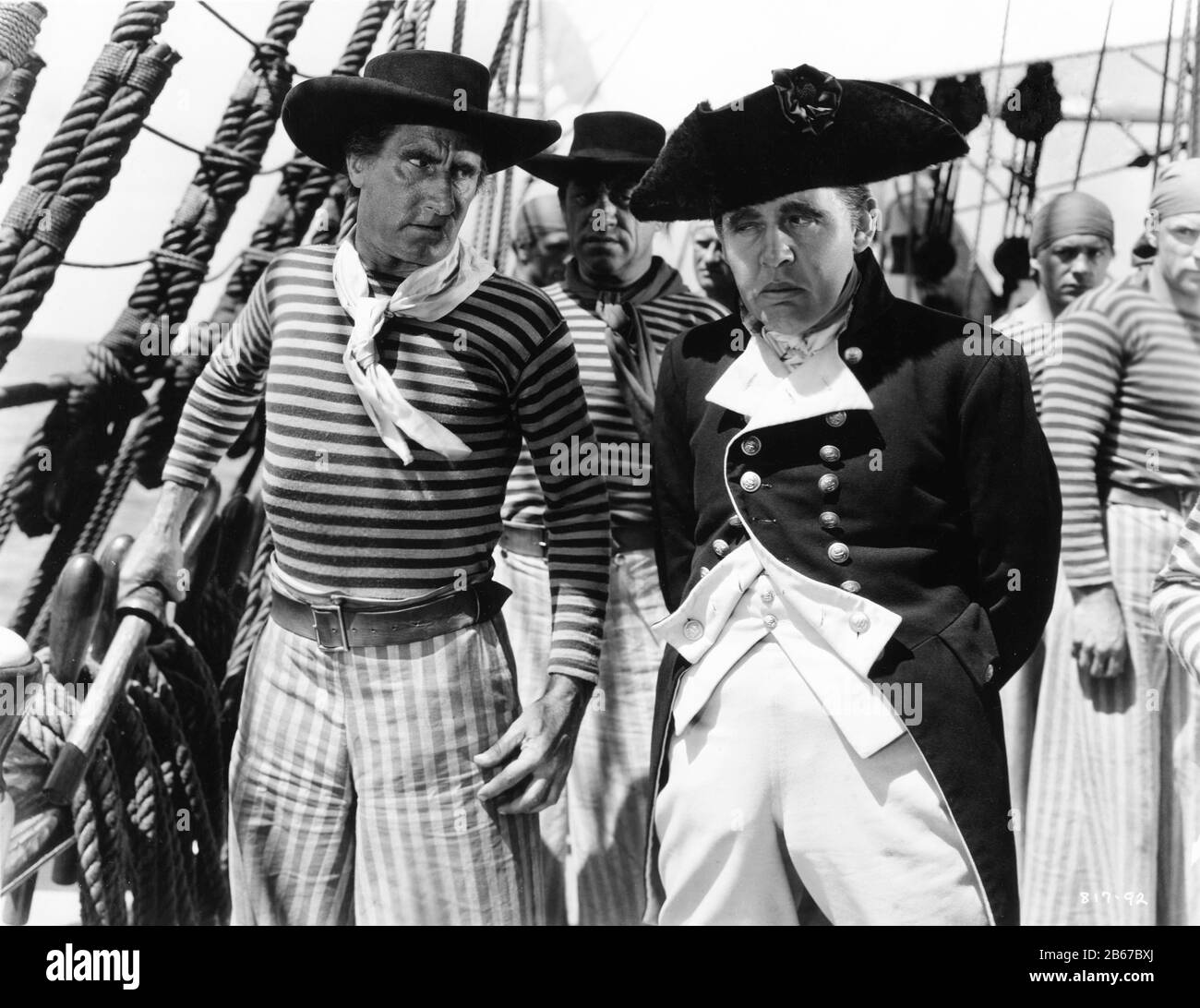 CHARLES LAUGHTON as Captain Bligh in MUTINY ON THE BOUNTY 1935 director FRANK LLOYD book Charles Nordhoff and James Norman Hall Metro Goldwyn Mayer Stock Photo