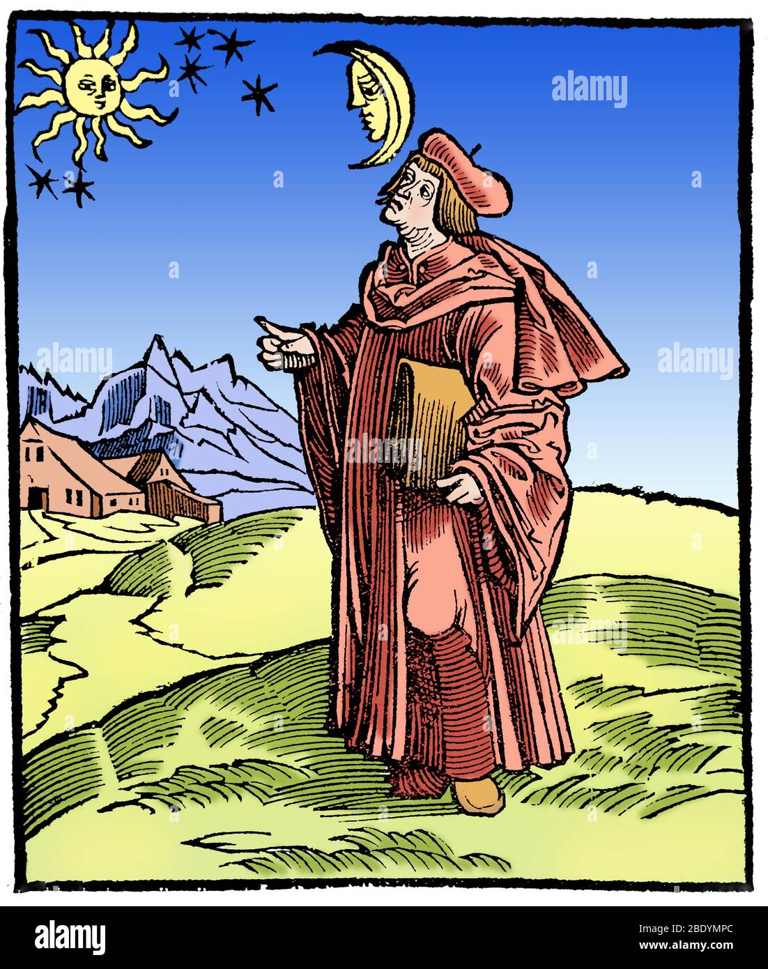 Astronomer, 1540 Stock Photo