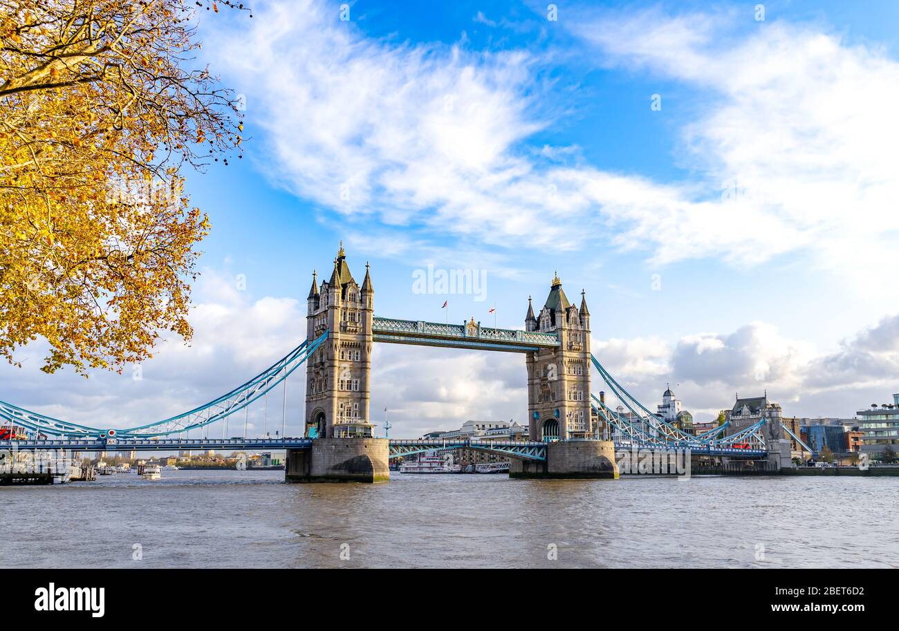 Tower Bridge in London,UK Stock Photo