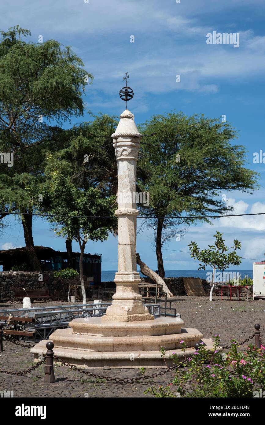 pillory in cidade Velha, cape verde Stock Photo