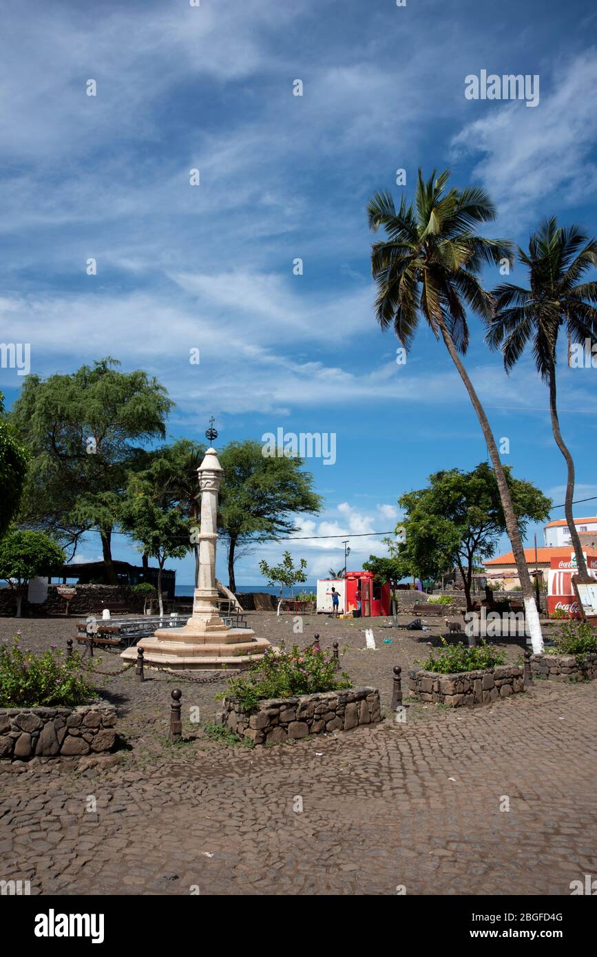 pillory in cidade Velha, cape verde Stock Photo