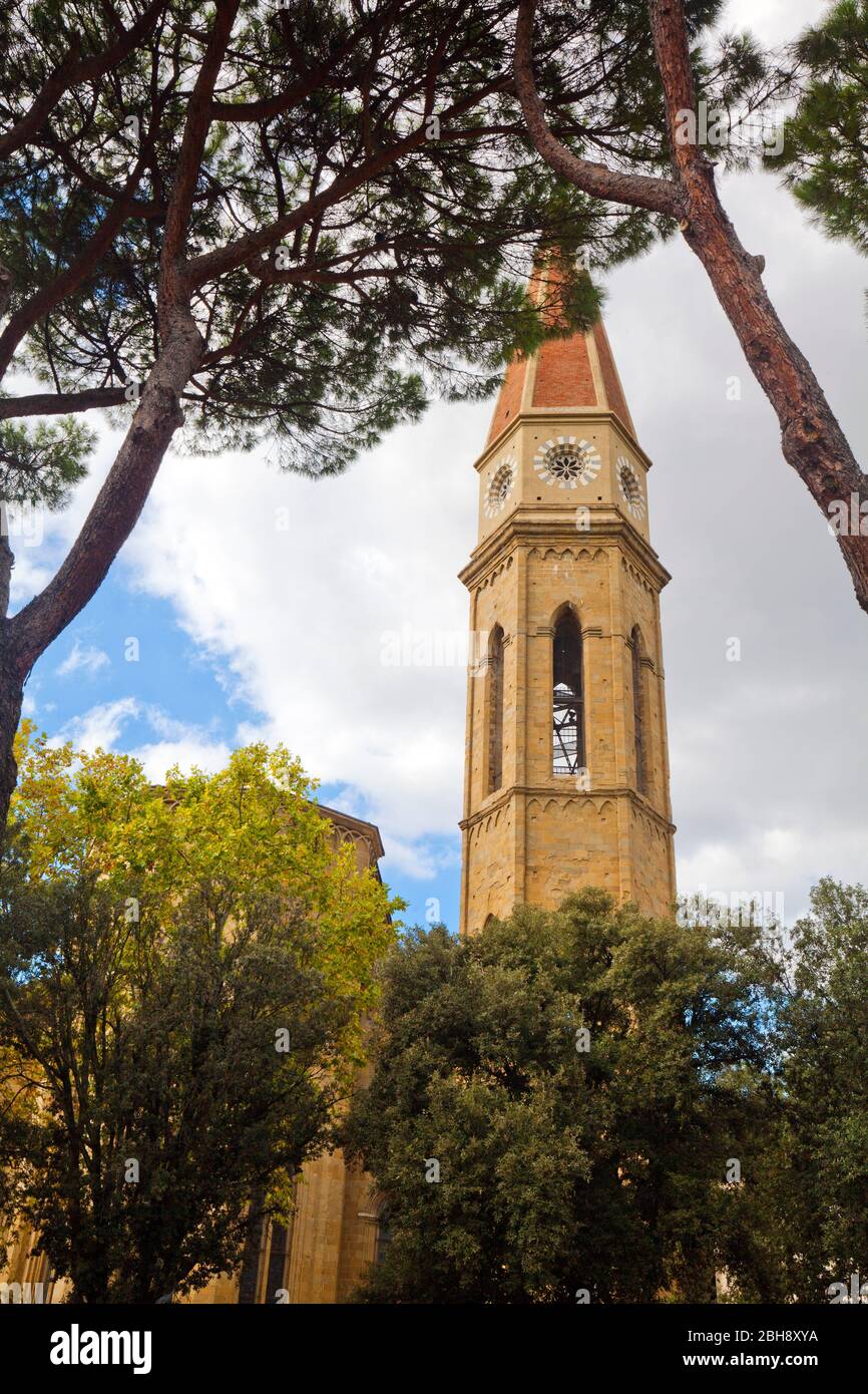 der Campanile am Dom von Arezzo Toskana Stock Photo