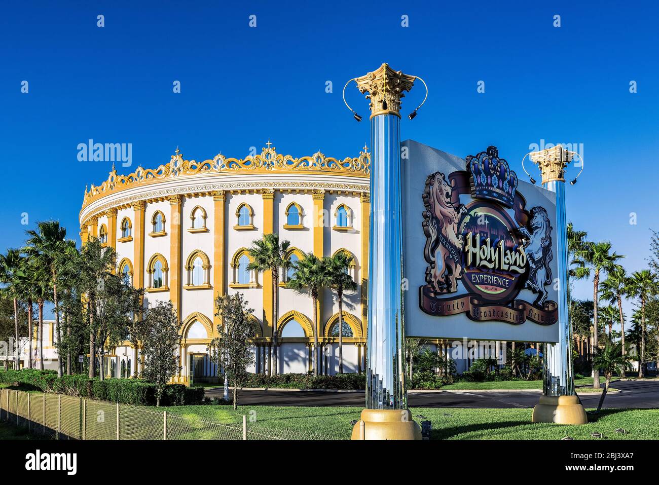 The HolyLand Experience Christian theme park in Orlando. Stock Photo