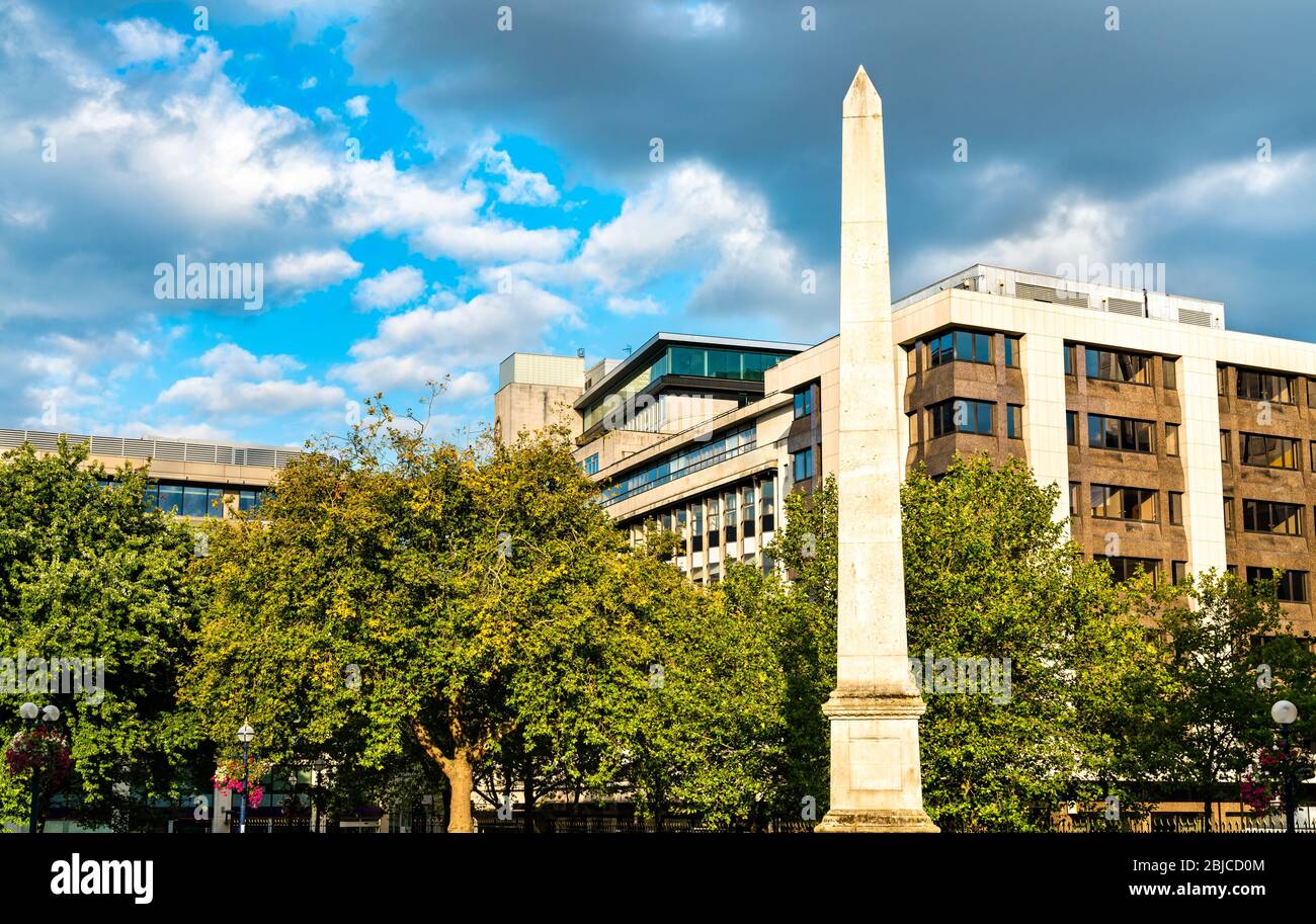 Frederick Burnaby Memorial in Birmingham, England Stock Photo