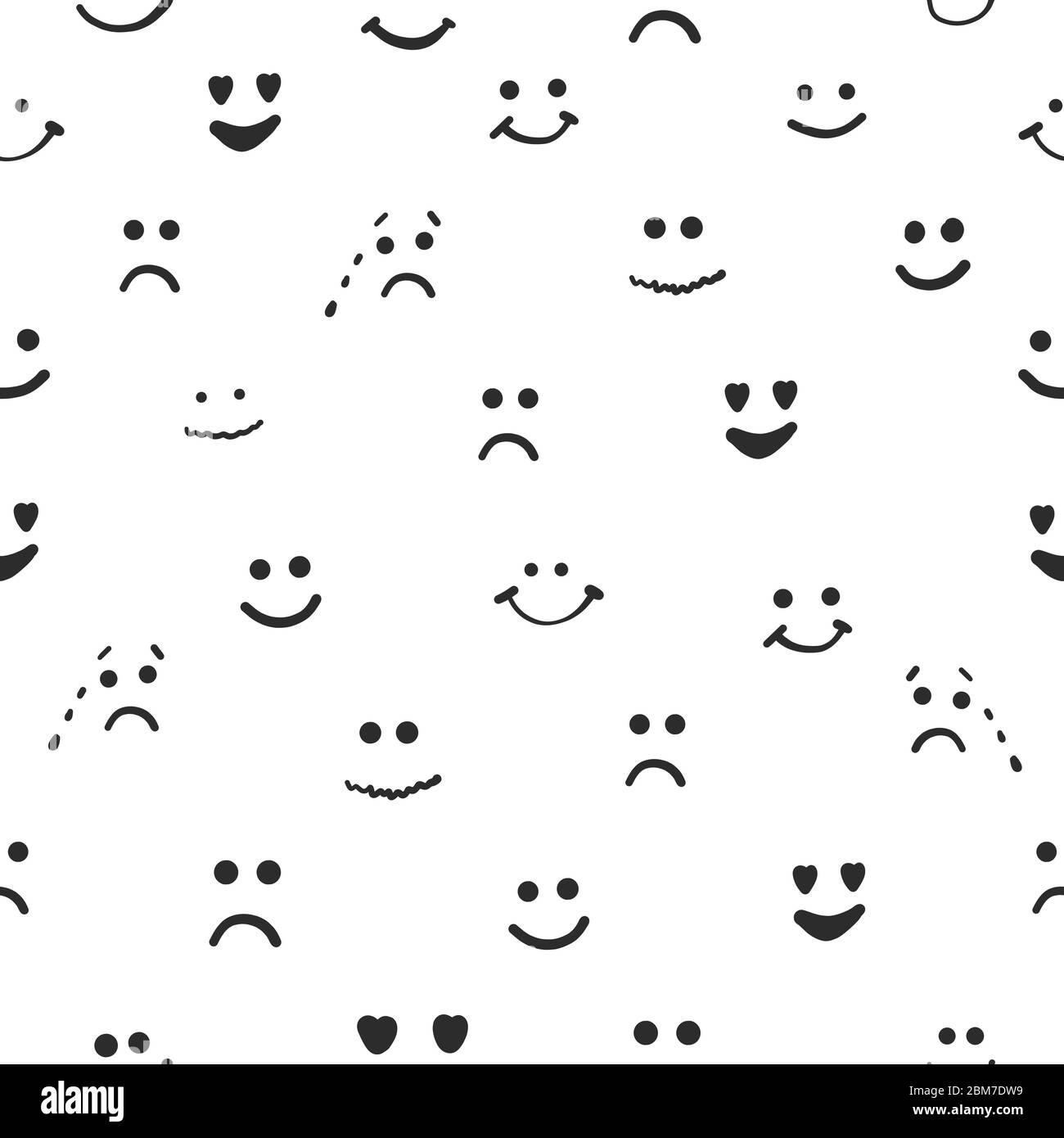 Smiley Face Black And White Stock Photos Images Alamy