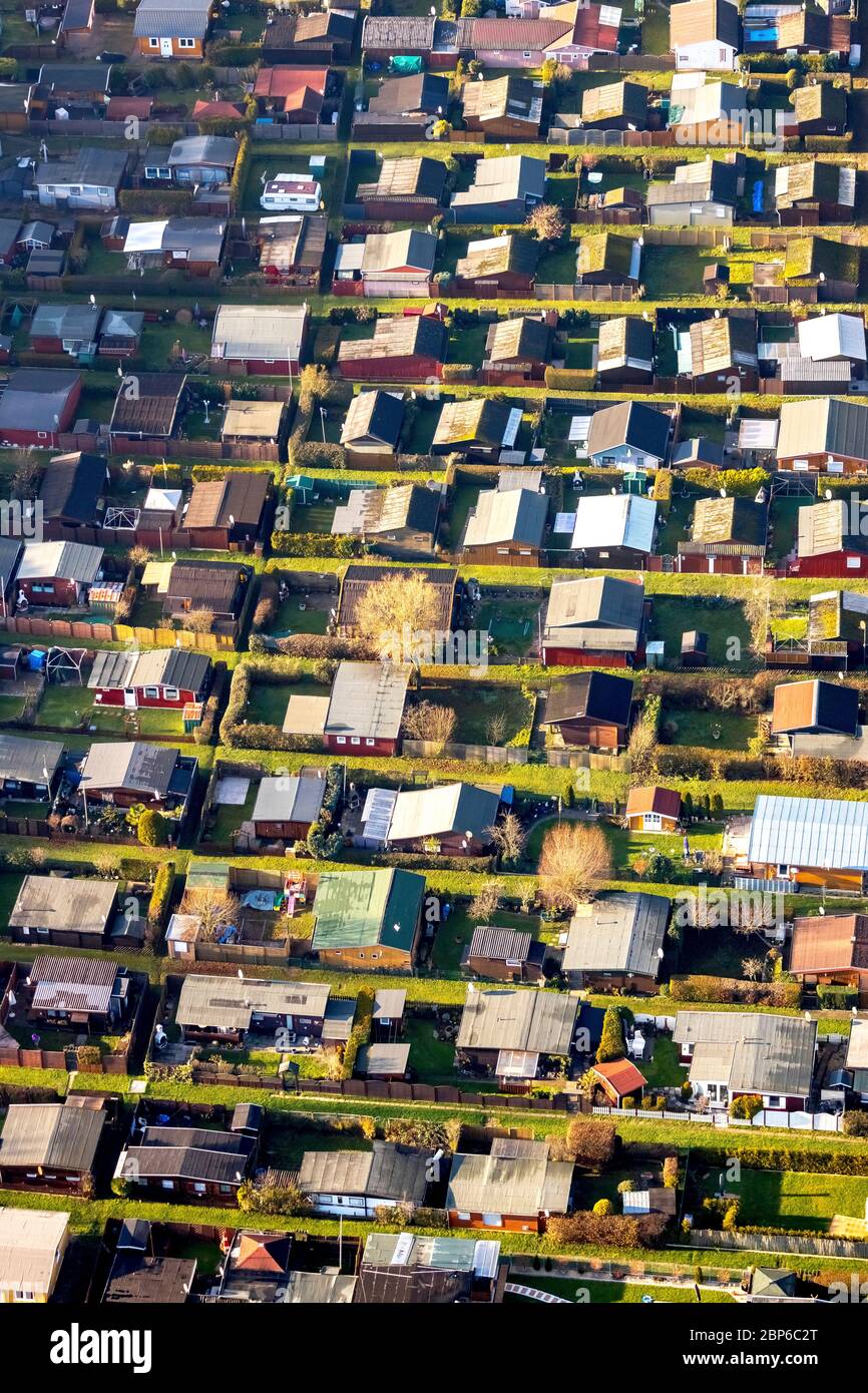 Aerial view, Westleven, Flaesheimer Strasse, Wesel-Datteln Canal, Haltern am See, Ruhr area, North Rhine-Westphalia, Germany, camping, camping site, DE, Europe, aerial view, aerial photography, aerial photography, overview, bird's eye view, birds-eyes view, overview Stock Photo