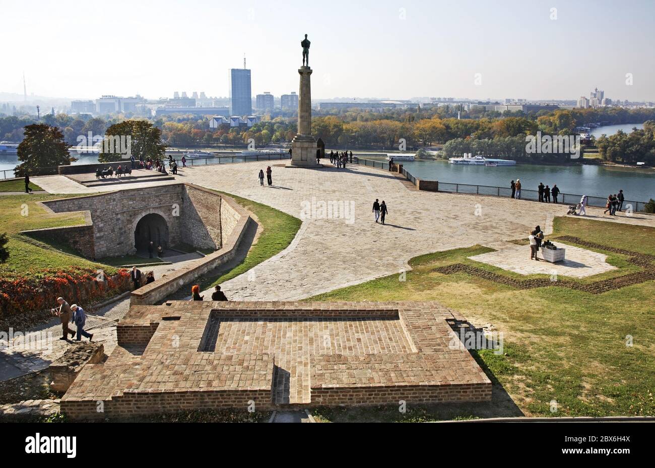 Kalemegdan in Belgrade. Serbia Stock Photo