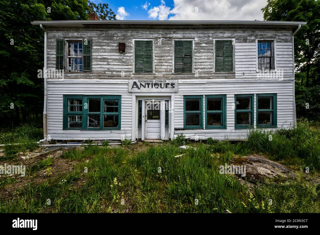 abandoned house exterior Stock Photo