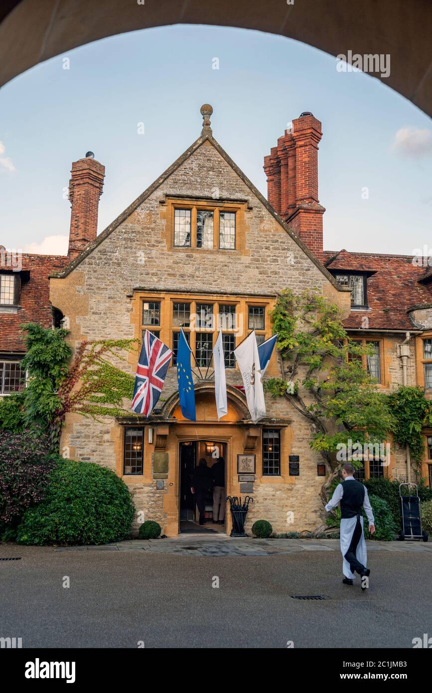 Raymond Blanc's Le Manoir aux Quat' Saisons, Great Milton, Oxfordshire, UK Stock Photo