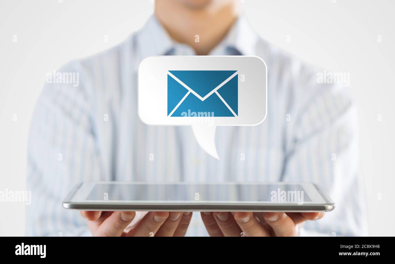 Email application icon Stock Photo