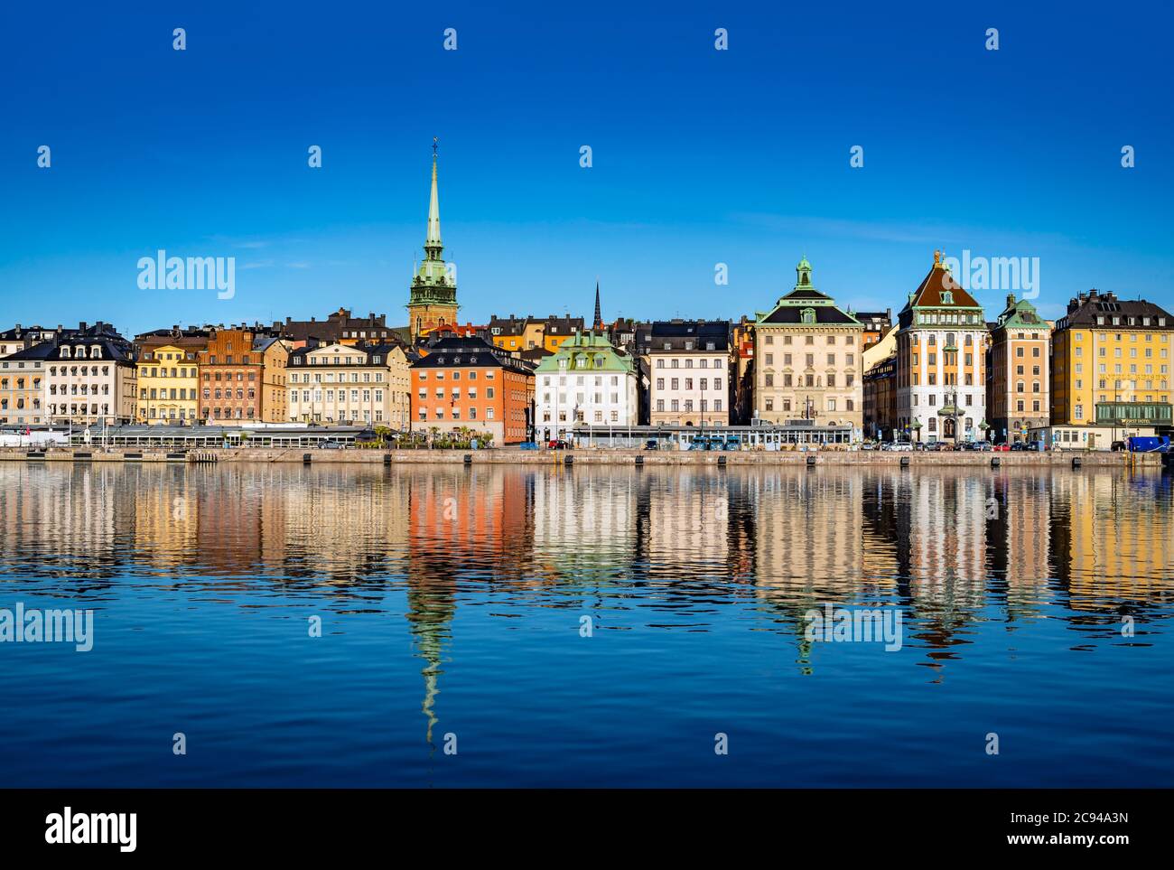 Stockholm city early morning Stock Photo