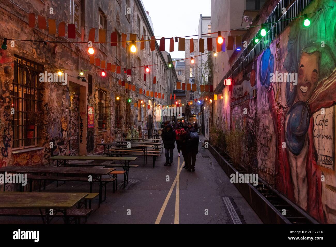 Dead Chicken Alley in Berlin Stock Photo