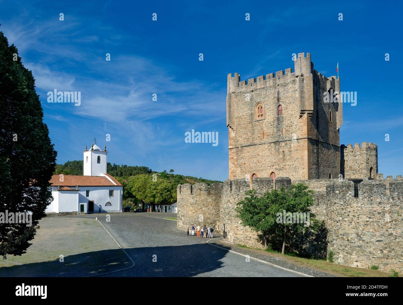 north Portugal, Tras-os-Montes, Braganca castle Stock Photo