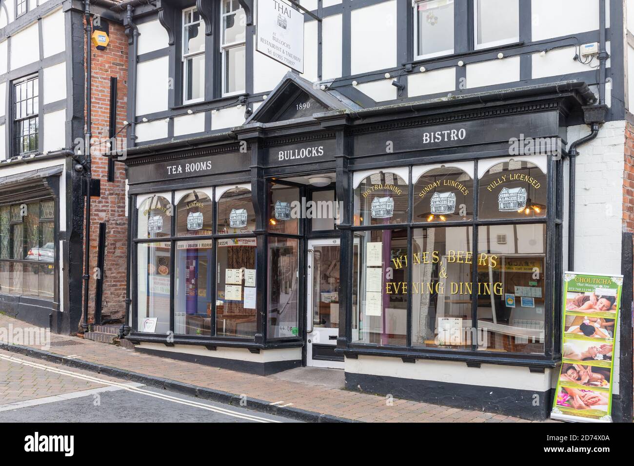 The High Street in Droitwich Spa town centre, Worcestershire, UK Stock Photo