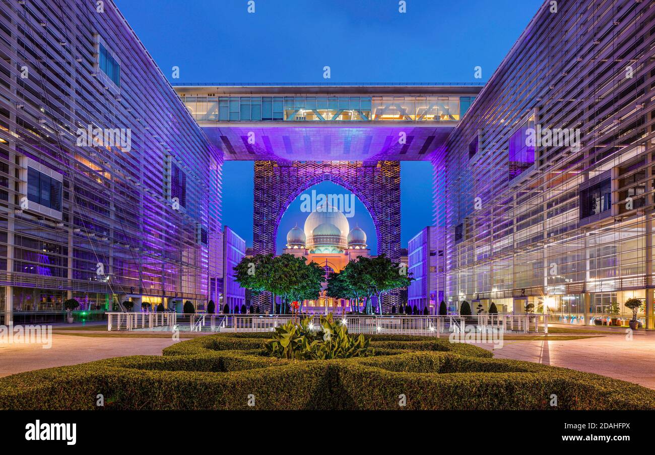 The Palace of Justice in Putrajaya, Malaysia. Stock Photo